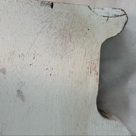 HAND PAINTED VINTAGE WOODEN  
CHRISTMAS CAT IN STOCKING HAT USA MADE - Picture 9 of 9